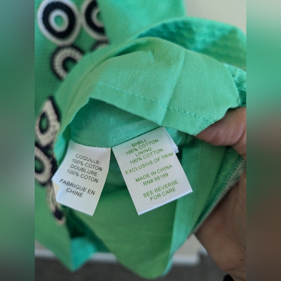 Lilly Pulitzer Trudy Shift Dress in Go Go Green, Size 8 - Picture 6 of 9